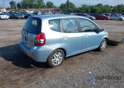 2007 Honda Fit из США, поврежденный, VIN JHMGD38467S066898